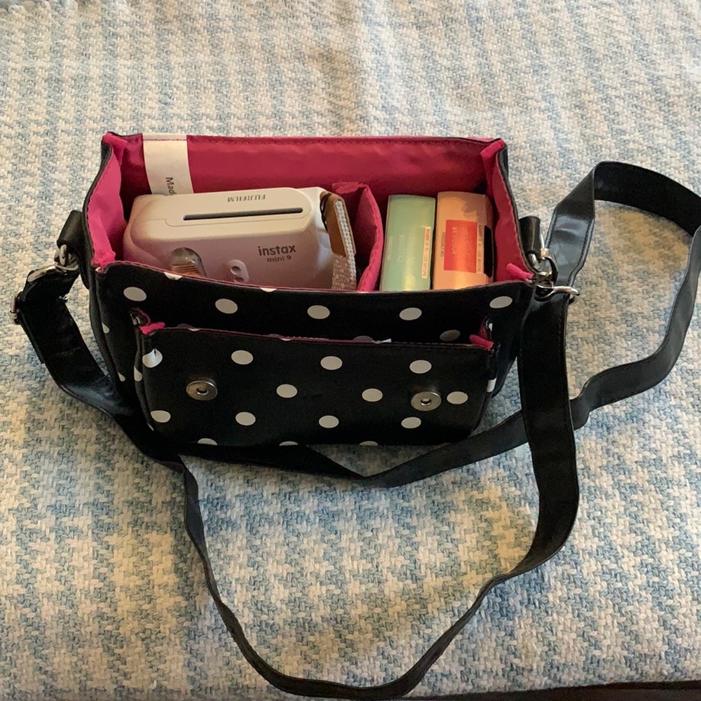 Bundle deal white instax mini camera with bag